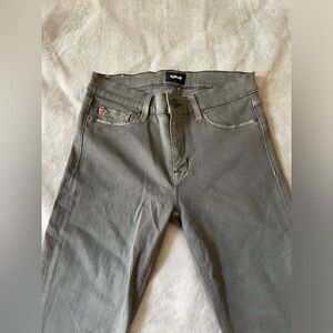 HUDSON Midrise Nico Super Skinny Pants- army green (size 27) BRAND NEW!